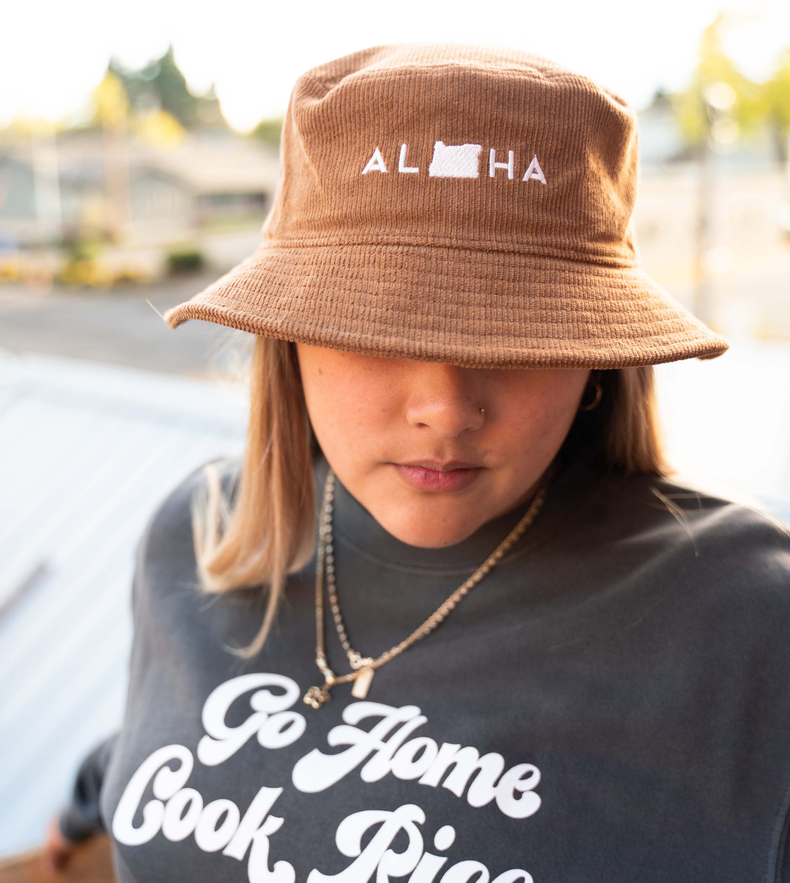 Aloha Oregon Corduroy Bucket Hat